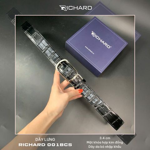 Thắt lưng nam da bò cao cấp khoá kim RC001BCS