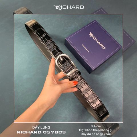 Thắt lưng nam da bò cao cấp khoá kim RC057BCS