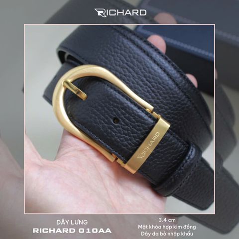 Thắt lưng nam da bò cao cấp Richard RC010