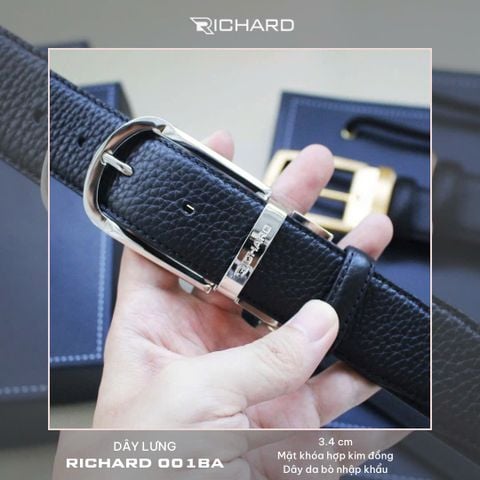 Thắt lưng nam da bò cao cấp Richard RC001BA
