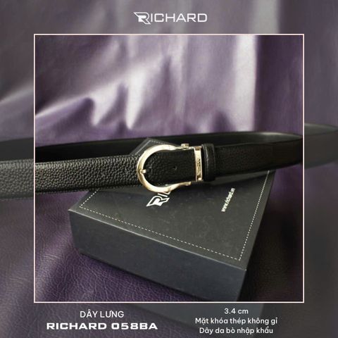 Thắt lưng nam da bò cao cấp Richard RC058BA