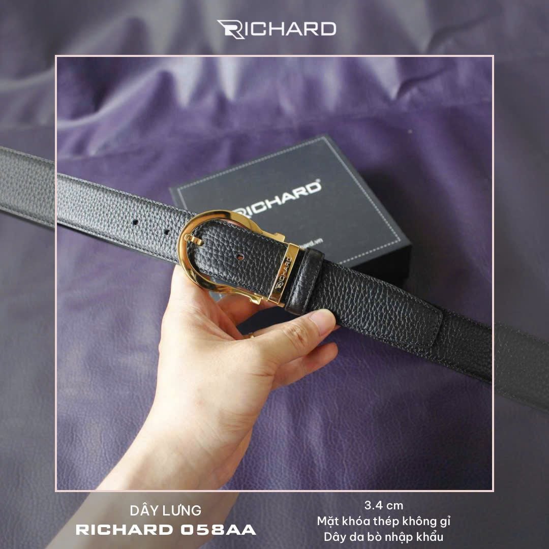Thắt lưng nam da bò cao cấp Richard RC058AA