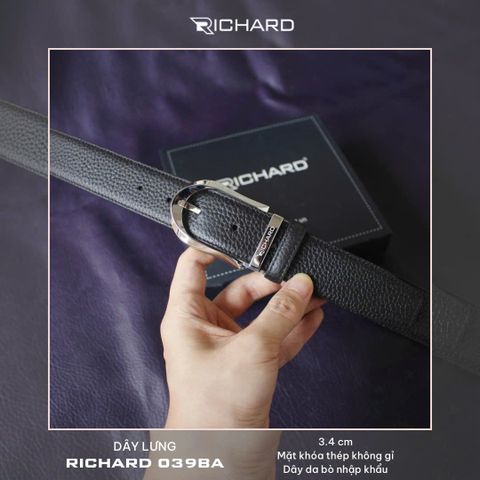 Thắt lưng nam da bò cao cấp Richard RC039BA
