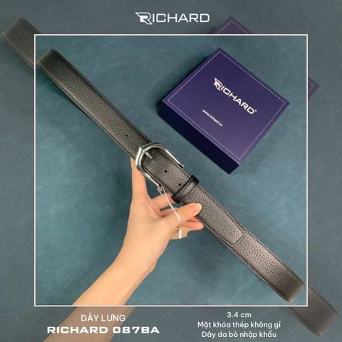 Thắt  lưng nam da bò cao cấp Richard RC087BA