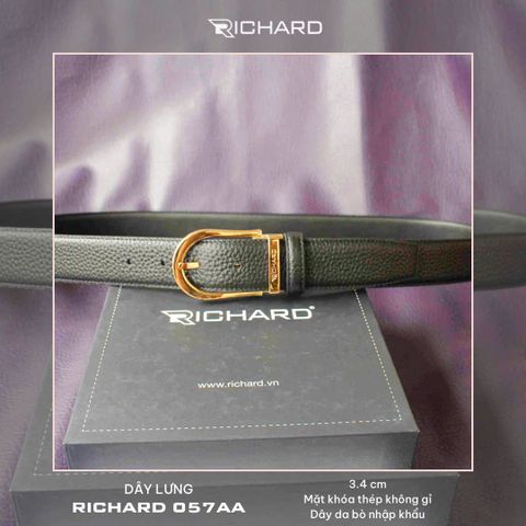 Thắt lưng nam da bò cao cấp Richard RC057AA