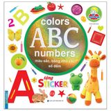 Bé Thông Minh Colors Abc Number - Màu Sắc, Bảng Chữ Cái, Số Đếm (Tái Bản 2021)