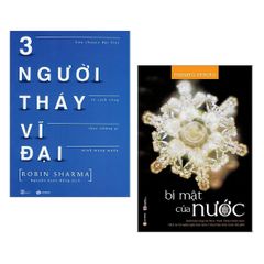 Combo Sách Tư Duy Kỹ Năng Sống Hay Nhất: Ba Người Thầy Vĩ Đại + Bí Mật Của Nước