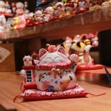 Ống đựng tiền, mèo chiêu tài, mèo thần tài may mắn maneki neko