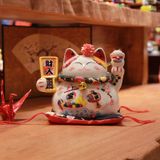 Ống đựng tiền, mèo chiêu tài, mèo thần tài may mắn maneki neko
