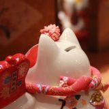 Ống đựng tiền, mèo chiêu tài, mèo thần tài may mắn maneki neko