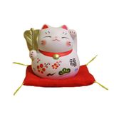 Mô hình trang trí - Mèo thần tài chữ phúc