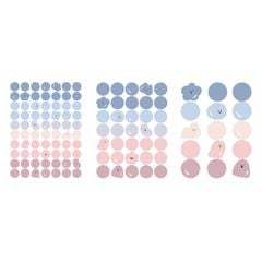 Hình dán, sticker trang trí Mr. Paper - bộ 3 tấm