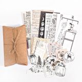 Bộ 30 giấy trang trí journal DIY - Cổ điển Retro Room