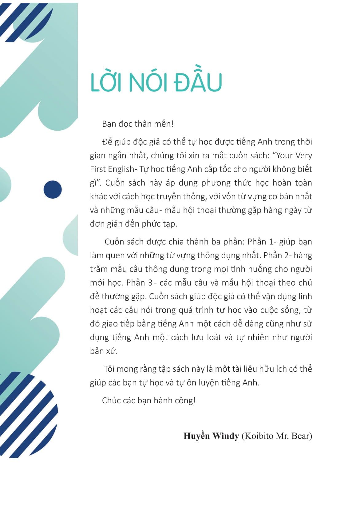 Your Very First English - Tự Học Tiếng Anh Cấp Tốc Cho Người Không Biết Gì