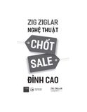 Sách Zig Ziglar - Nghệ Thuật Chốt Sale Đỉnh Cao