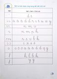 Vở Ô Ly Có Chữ Mẫu Luyện Viết Chữ Đẹp - Chữ Viết Thường - Tập 1 (Tái Bản)