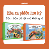 Hỏa xa phiêu lưu ký - sách lật mở bản đồ khổng lồ (Chủ đề tùy chọn)