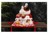 Ống đựng tiền, tượng mèo chiêu tài cỡ lớn