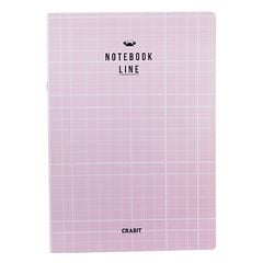Crabit Vở Kẻ Ngang Crabit Notebuck Pokadot 1614a - Hồng (26 x 18.3 cm