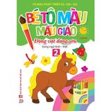 Bé Tô Màu Mẫu Giáo - Động Vật Đáng Yêu - Song Ngữ Anh - Việt (Cuốn lẻ)