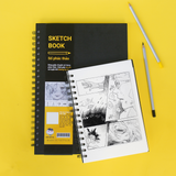 Sổ Phác Thảo Dọc Basic đen