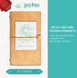 Sổ tay học viện Hogwarts Harry Potter bìa giả da PU có thể thay ruột