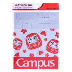 Giấy Kiểm Tra 4 Ô Ly, 15 Tờ Đôi/Túi TP-AFG-15