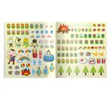 8 cuốn sticker sáng tạo (Cuốn lẻ và Combo)