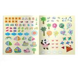 8 cuốn sticker sáng tạo (Cuốn lẻ và Combo)