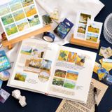 Hộp 45 Hình Dán Sticker Trang Trí - Chủ Đề Danh Họa Thế Giới (Mẫu ngẫu nhiên)