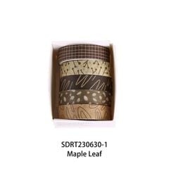 Decor tape băng keo họa tiết trang trí - Rừng thu