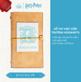 Sổ tay học viện Hogwarts Harry Potter bìa giả da PU có thể thay ruột