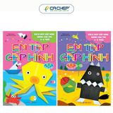 Bộ Em Tập Gấp Hình Cho Trẻ Từ 3-6 Tuổi (Cuốn Lẻ Và Combo)