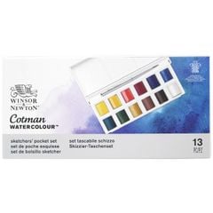 Hộp 12 Màu Nước Cotman Sketchers' Pocket Set - Winsor & Newton