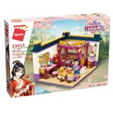 Đồ chơi xếp hình Qman 33013 - Phòng ngủ của Hoa Mộc Lan