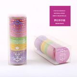 Hộp 20 cuộn băng keo trang trí washi tape 5mm (Mẫu ngẫu nhiên)