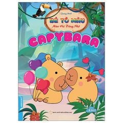 Bé tô màu mùa hè đáng nhớ Capybara