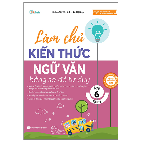 Làm chủ kiến thức Ngữ văn bằng sơ đồ tư duy Lớp 6 tập 2