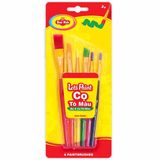 Bộ 6 Cọ Tô Màu Let's Paint - Star Kids K-431/1