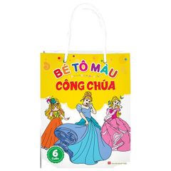 Bộ Túi Bé Tô Màu Công Chúa (Bộ 6 Cuốn)