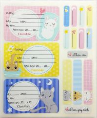 Nhãn Vở Classmate Pets CL-NT228 (Mẫu Màu Giao Ngẫu Nhiên)