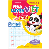 Phiếu Luyện Viết Cùng Gấu Kiki 2 - Luyện Viết Bảng Chữ Cái