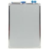 Bảng Trắng Khung Nhôm Size L - Không Đường Kẻ + Bút Lông Bảng + Nam Châm Hít - MegaPad YLS2535