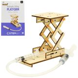 Đồ Chơi Lắp Ráp 3D STEM Bằng Gỗ - Hydraulic Lifting Plantform - Thiết Bị Nâng Thủy Lực
