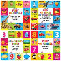 100 Từ Đầu Tiên Cho Bé (Bộ 4 Cuốn)