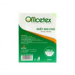 Giấy Ghi Chú Officetex 3X4 OT21-002 Màu Xanh Lá