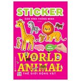 Sticker Dán Hình Thông Minh - Thế Giới Động Vật (Cuốn lẻ)