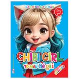 Dán Hình Và Tô Màu IQ-EQ-CQ - Chibi Girl - Tô Màu Bé Gái (Cuốn lẻ)
