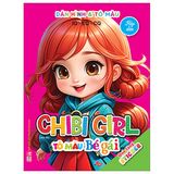 Dán Hình Và Tô Màu IQ-EQ-CQ - Chibi Girl - Tô Màu Bé Gái (Cuốn lẻ)