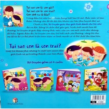 Bộ Truyện Giáo Dục Giới Tính Cho Trẻ Nhỏ - Tại Sao Con Là Con Trai?